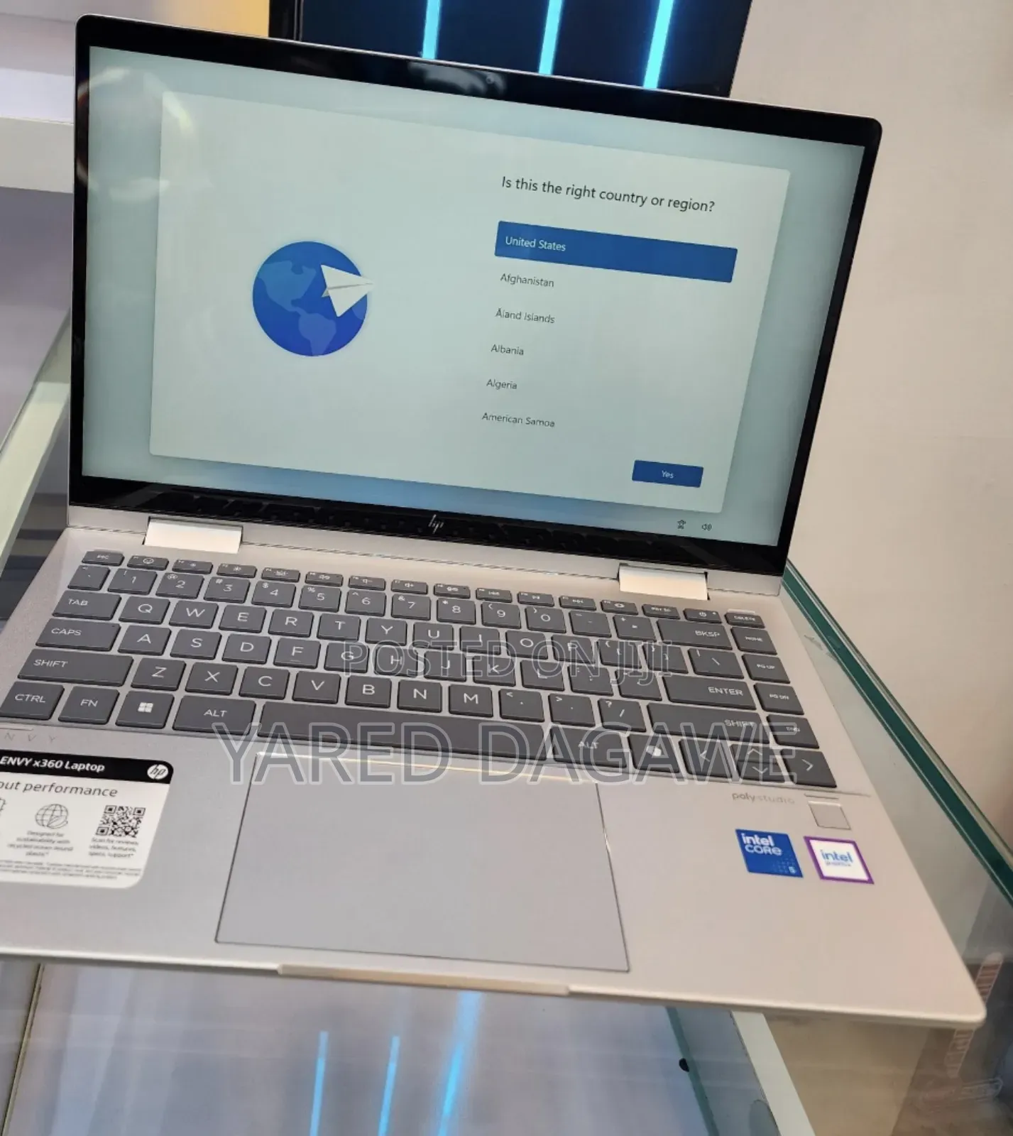 New Laptop HP Envy X360 8GB Intel Core I5 SSD 512GB