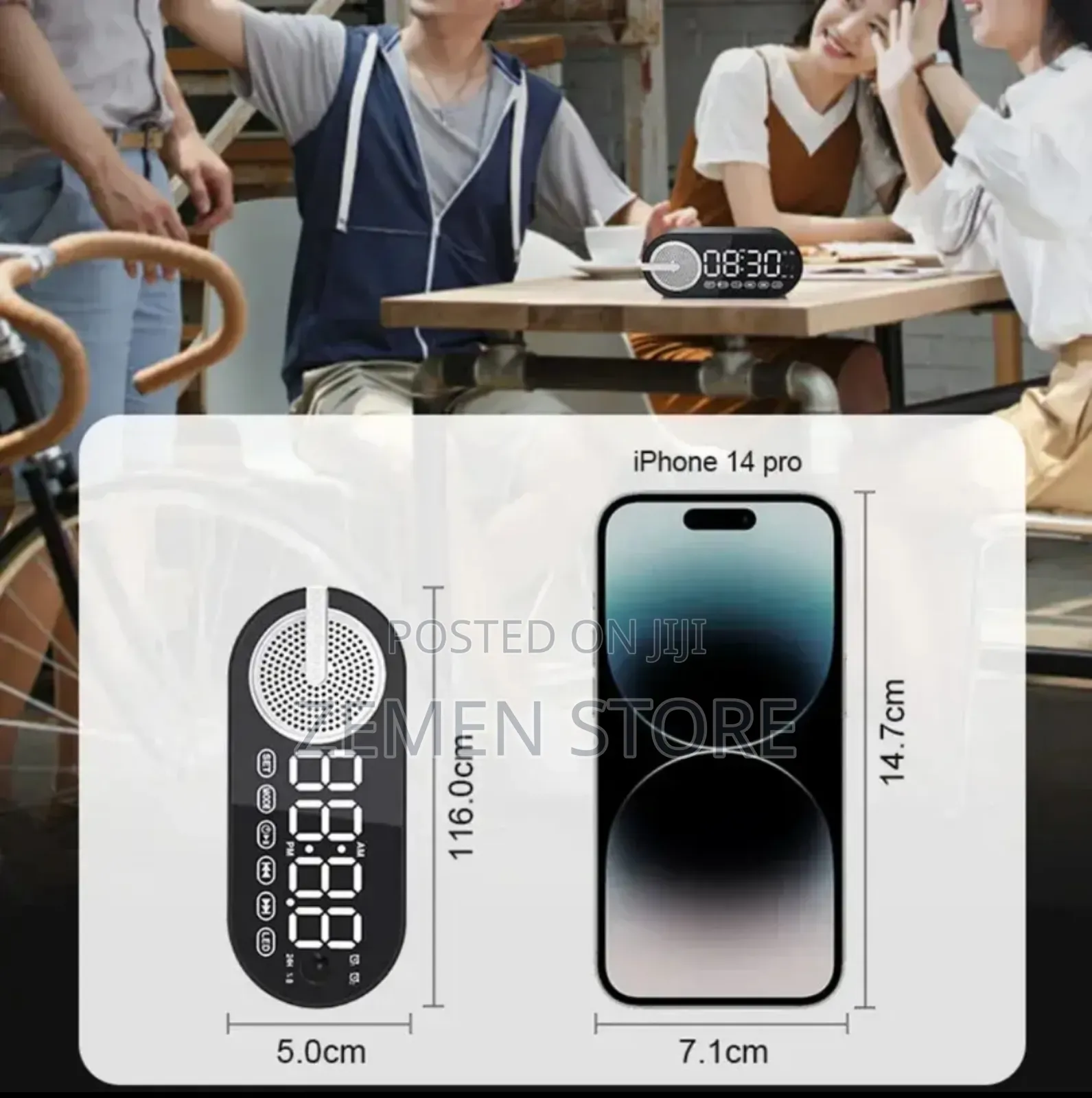 Alarm Clock With Wireless Speaker Original