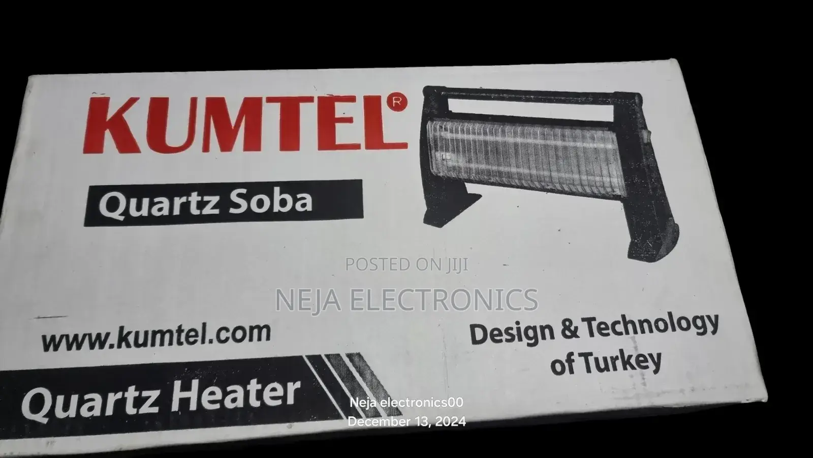 Kumtel Room Heater ቤት ማሞቂያ Deliver
