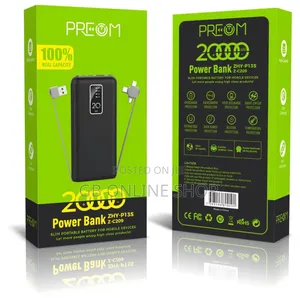 Preom Zhy-P13s Z-C209 20000mah Power Bank