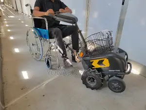 Electric Swiss-Trac Wheelchair Users Who Move the Wheelchair