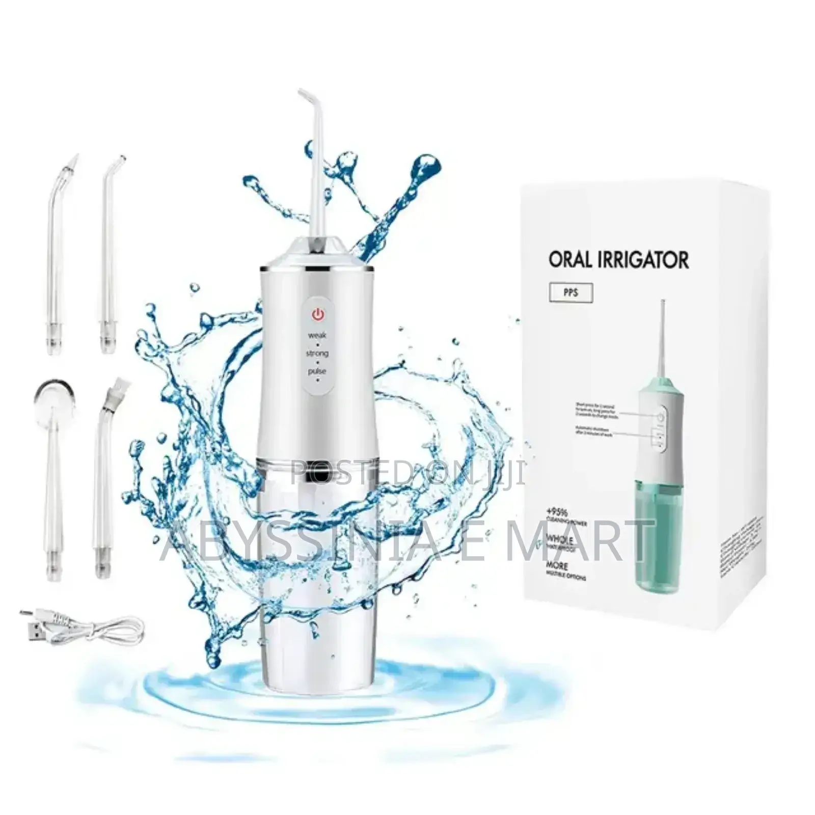 Usb የሚቀበል 4in1 Portable Dental Water Flosser
