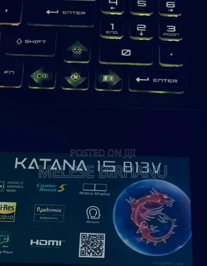 New Laptop MSI Katana 15 16GB Intel Core I7 SSD 1T