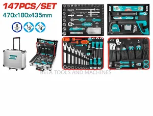 Total Hand Tool Box 147pis Electrical and Mechanical Tool Box Quality