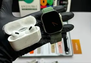 KEQIWEAR Germany Series 9 Smart Watch With አእርፖድ + 7 Straps