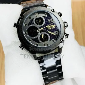 SKMEI Dual Time Chain Watch - Stay Stylish and on Time!