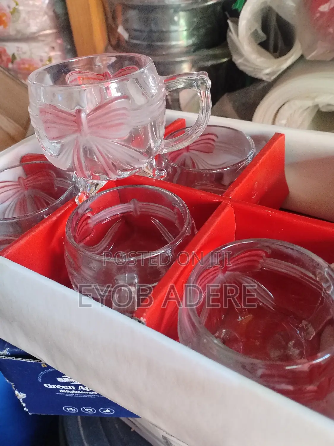 Red Cherry Tea Cup
