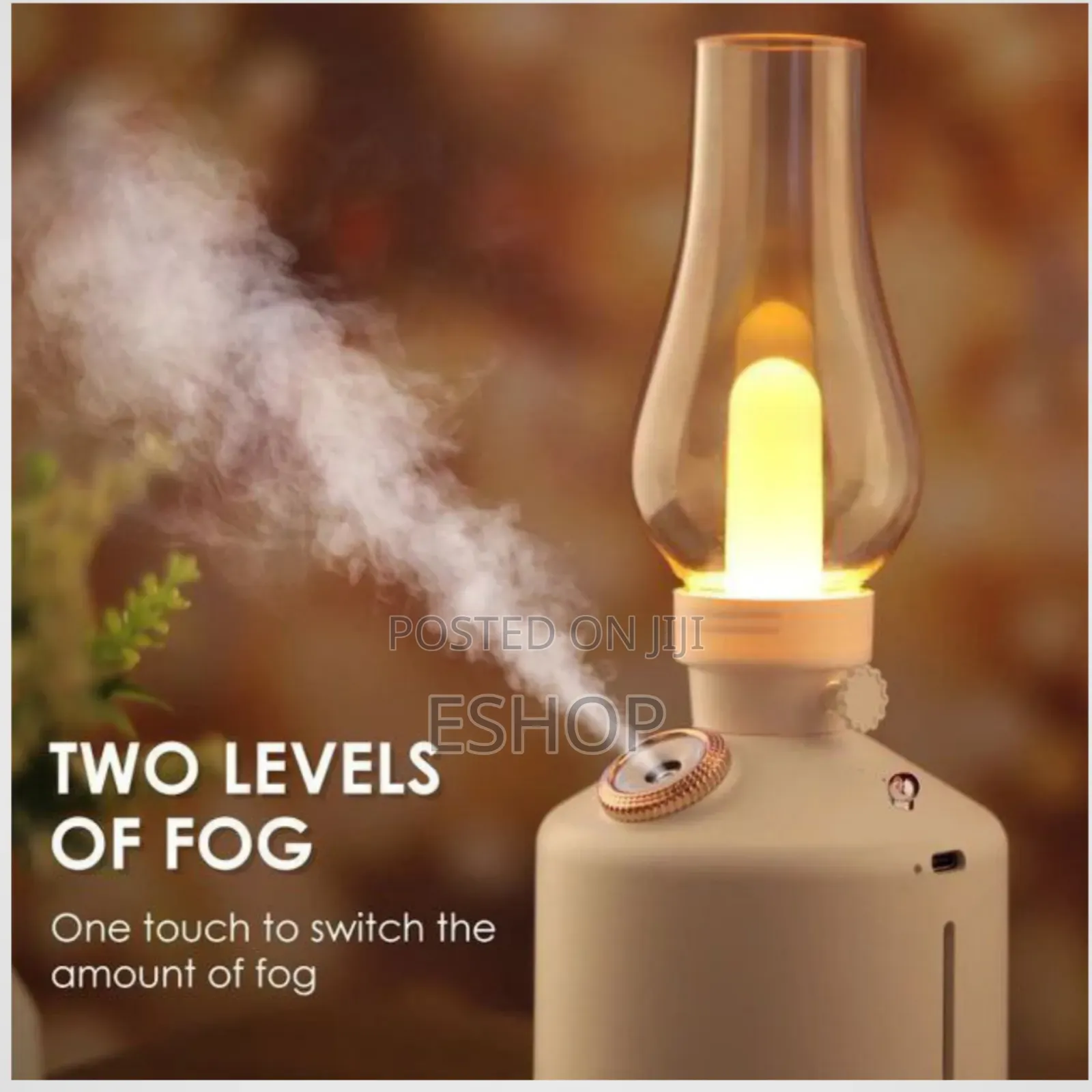 Decorative Humidifier – Second-speed Mist Gentle Warm Light