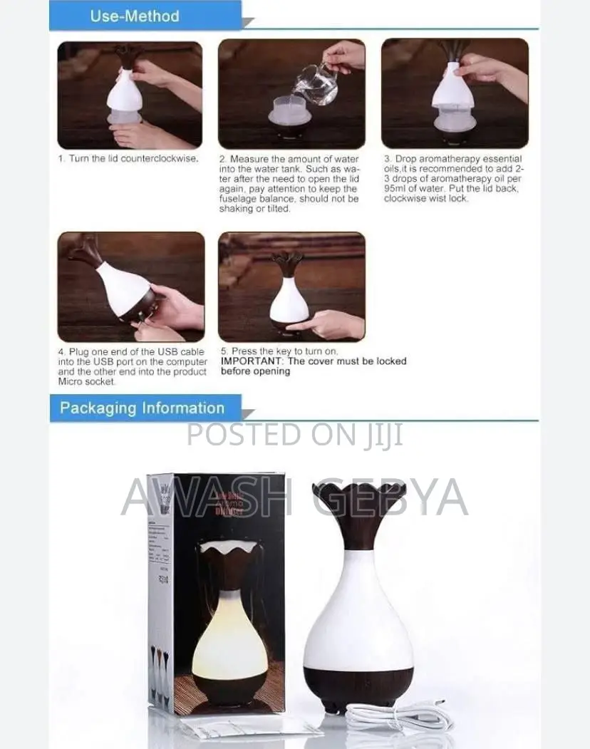 ለገና ስጦታ(Christmas Gift) Jade Bottle Aroma Diffuser