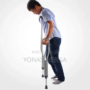 Under Arm Aluminium Crutches Pair奭ክራንች፬bariatric Crutches
