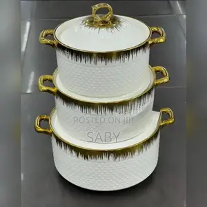 3 Set Ceramic Soup Pot
