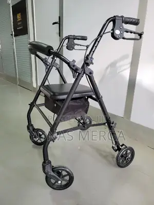 Bariatric Rolling Walker Chair忙with 6 Inch Wheels,Hand Grips
