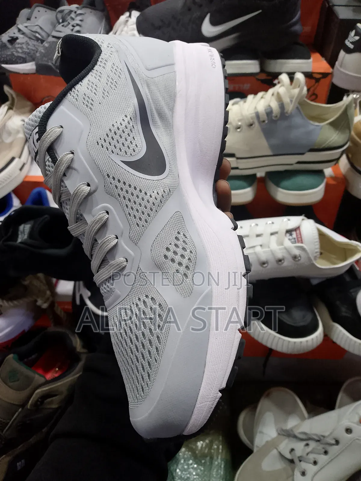 Nike Gray Sneakers High Quality Shoes for You
