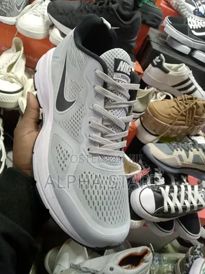 Nike Gray Sneakers High Quality Shoes for You
