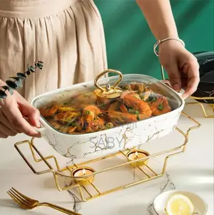 3pcs Ceramic Chafing Dishes(Big Size)