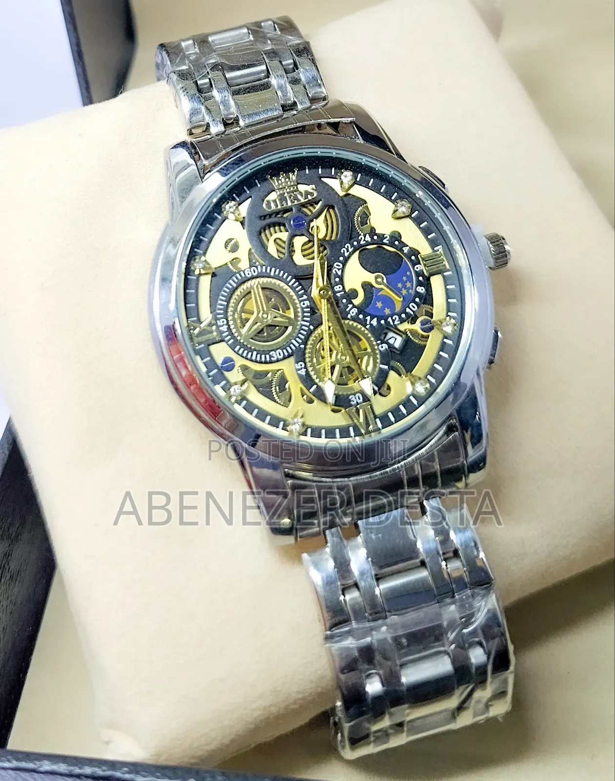 #Olevs Luxury Men's Quartz Watch