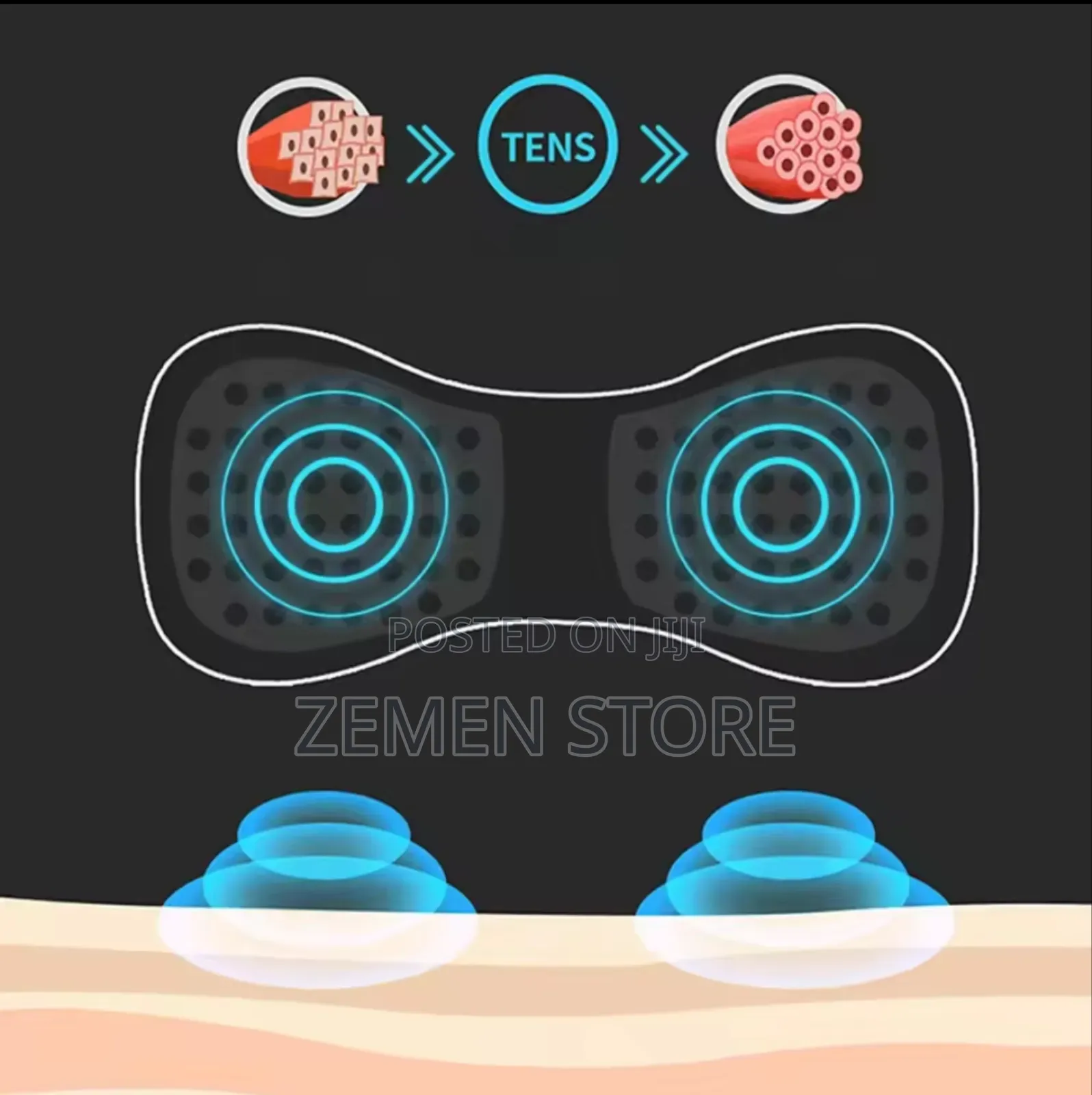 Rechargeable Muscle Stimulator With Adjustable Modes