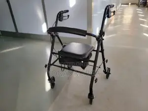 Walker寂carex 4 Wheel Rollator Walker With Seat and 8" Wheels