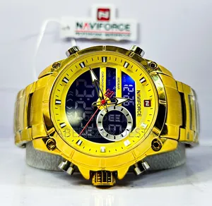 NAVIFORCE Sport Men Waterproof Dual Display Date Clock