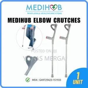 Elbow Kranch Support, Light Weight,PVC Grip Handle(Pack Of2)