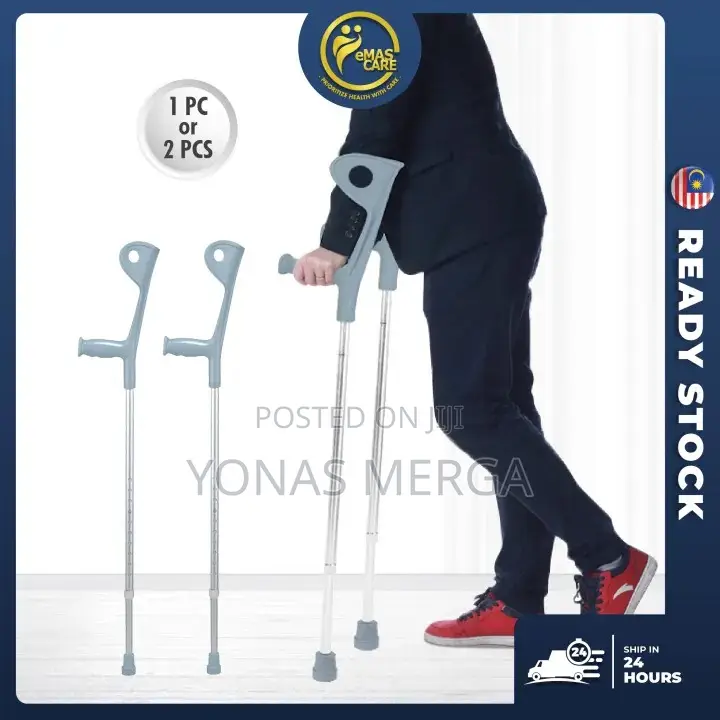 Elbow Crutch, Material:Aluminum Alloy噁provides Support Walk