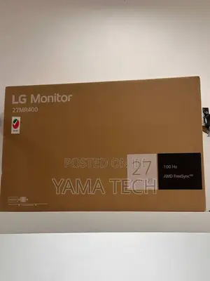 LG Monitor 27"Inch 100hz Refresh Ratee