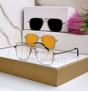 Marc Jacobs Luxury Design 3 in 1 Magnetic Clip on Sunglasses