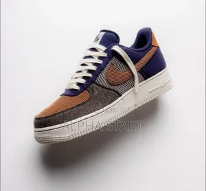 #Nike #Air Force 1'07 "Midnight #Navy" Corduroy Brown