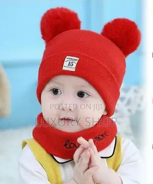 Baby Hat and Scarf (ኮፍያ እና ሰከርቭ