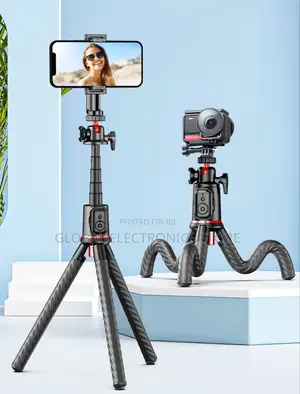 ብዙ አገልግሎቶች የያዘ Octupus Tripod ለስልክ ለካሜራም የሚሆን