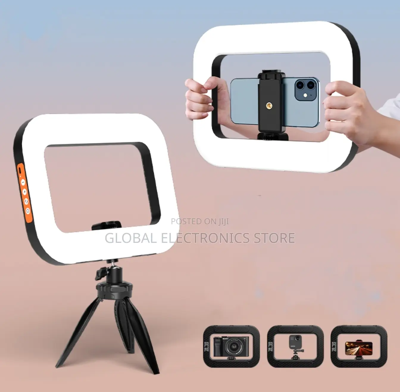ለካሜራም ለስልክም የሚሆን Ringlight ከ2 Meter Stand ጋር