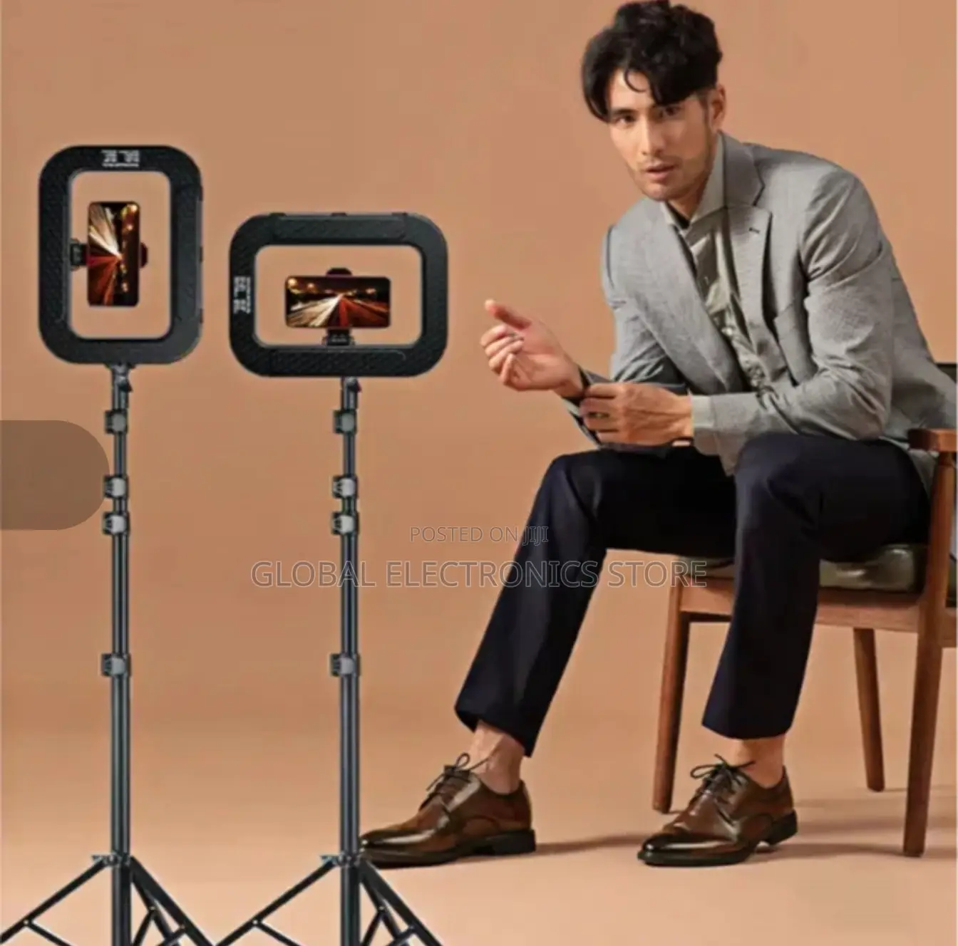 ለካሜራም ለስልክም የሚሆን Ringlight ከ2 Meter Stand ጋር