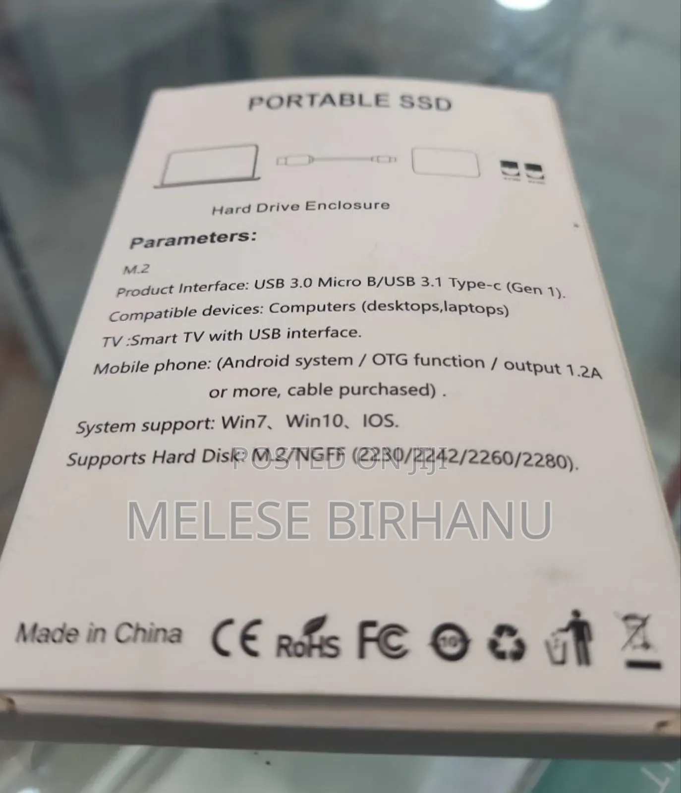 New 4tb SSD Drive External