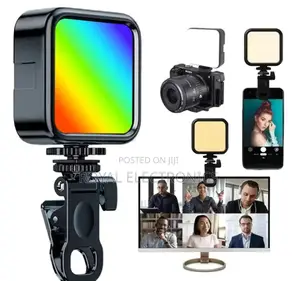 ለስልክ ለካሜራ ለኮምፒተር የሚሆን RGB LED Fill Light