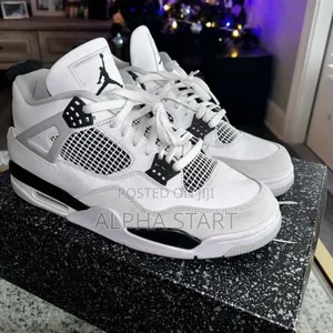 Jordan 4 Black's Military High Quality Shoes for You