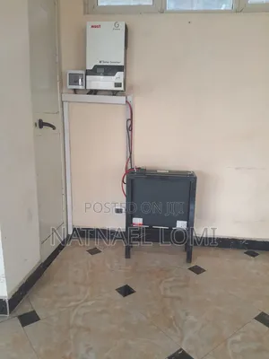 Invertor and Battery and Solarpanal