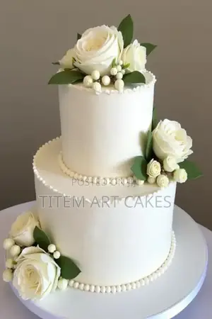 Wedding Cake With Vanilla Flavour