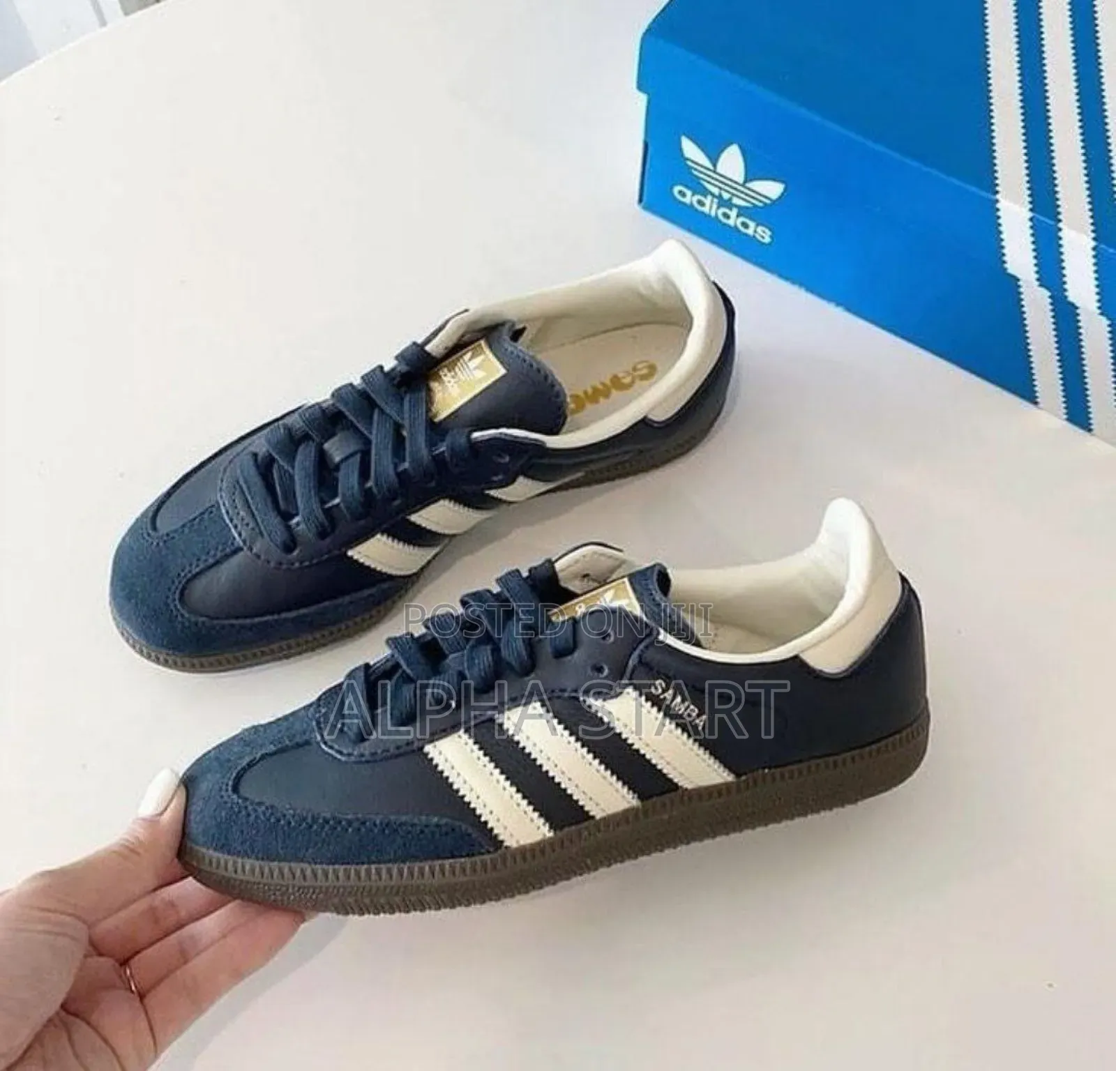 #Adidas #Samba #Og Night "#Navy Blue" Shoes For