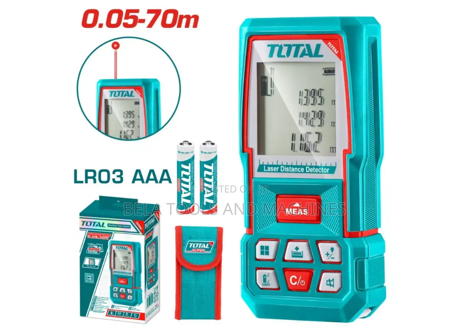 Total Distance Laser Meter 70m