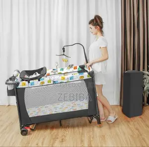የልጆች አልጋ Deluxe Baby Bedside Crib