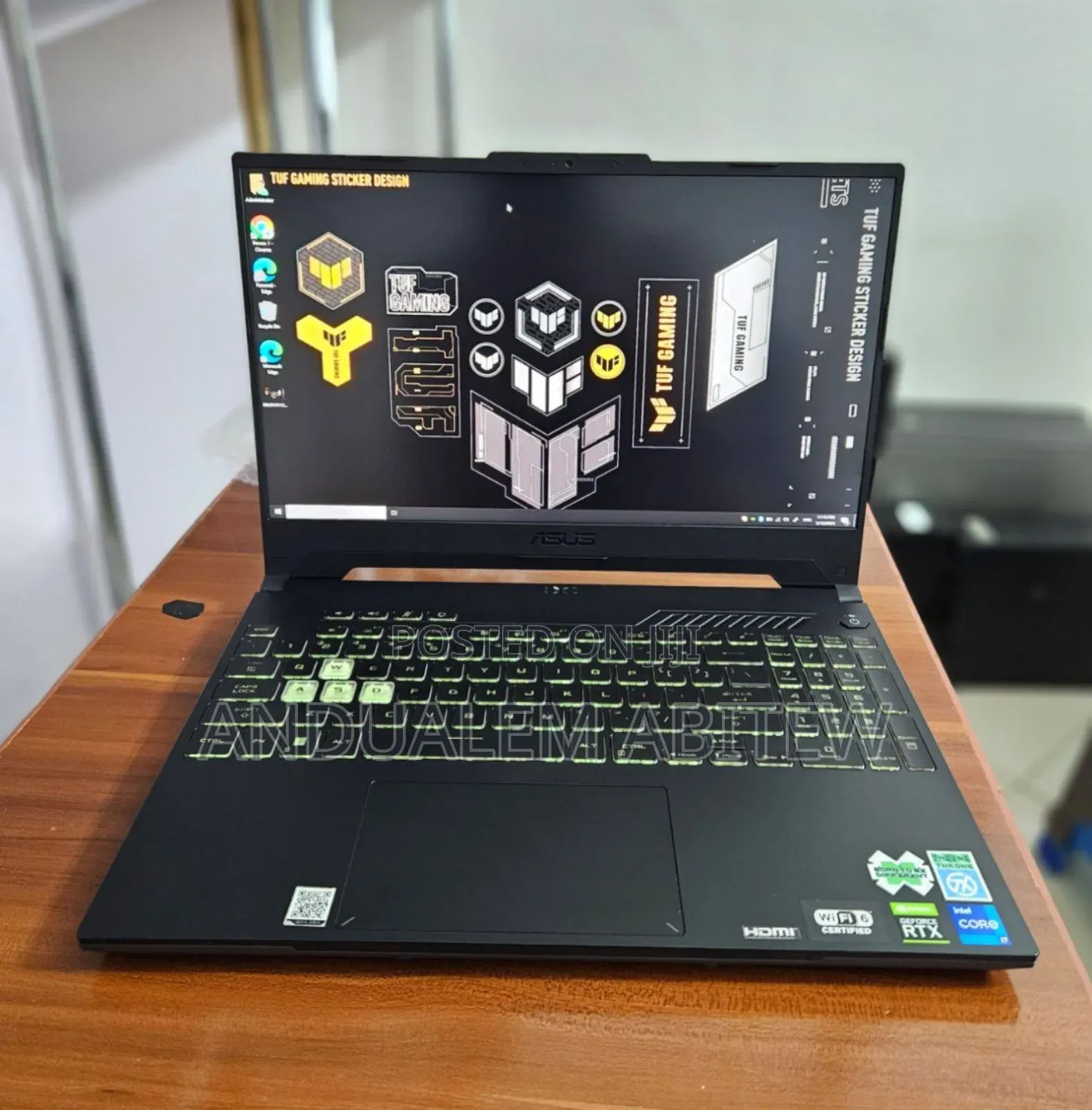 New Laptop Asus TUF Dash F15 16GB Intel Core I7 SSD 512GB