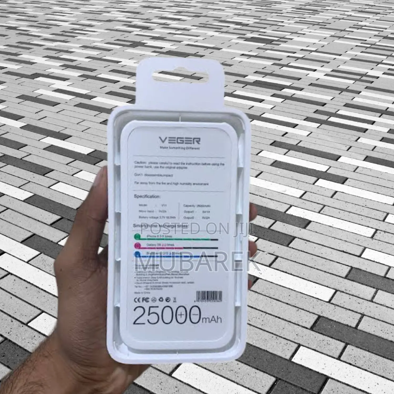 Veger 25000mah Resistant for Smartphone Users