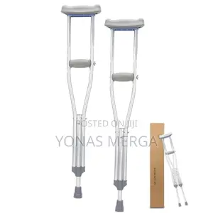 Folding Crutch (A Pair) Underarm Cane繼crutches宛2x Crutches