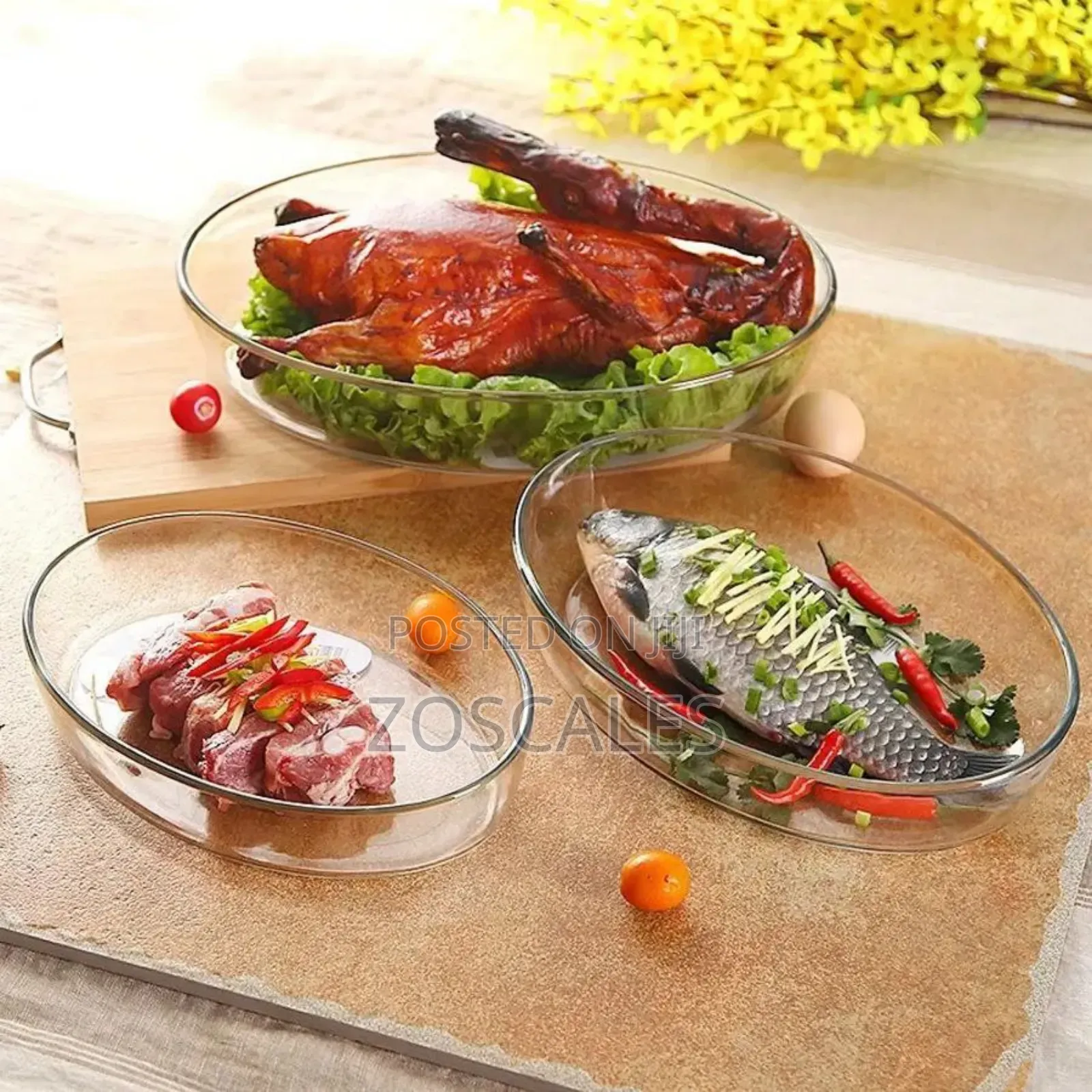 3pcs Glass Patra