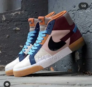 Nike SB Blazer Mid Mosaic Rad Black High Quality Shoes For