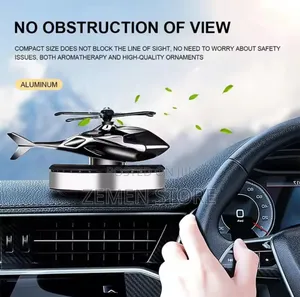 Solar-Powered Helicopter Car Aromatherapy