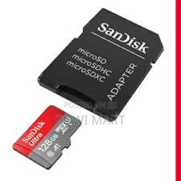 Sandisk Ultra 128 Gb Class 10 Uhs-I Micro With Adapter