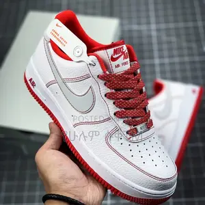 Original Nike Air Force 1 Low ‘07 ‘University Red’ Shoes