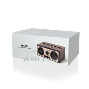 SEVAN - Giftology Retro Wood 20W Bluetooth Speaker With FM