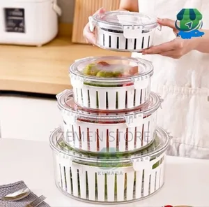 4pcs Transparent Acrylic Storage Containers